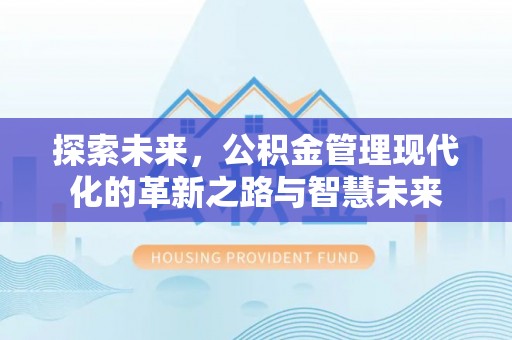 蜀山探索未来，公积金管理现代化的革新之路与智慧未来