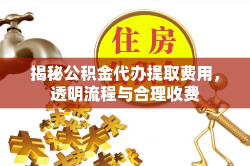 蜀山揭秘公积金代办提取费用，透明流程与合理收费