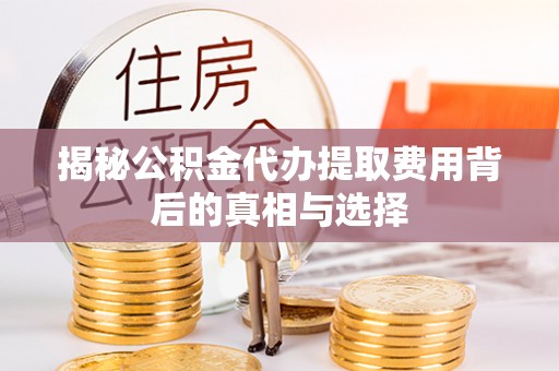 蜀山揭秘公积金代办提取费用背后的真相与选择