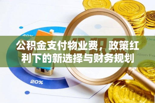 蜀山公积金支付物业费，政策红利下的新选择与财务规划