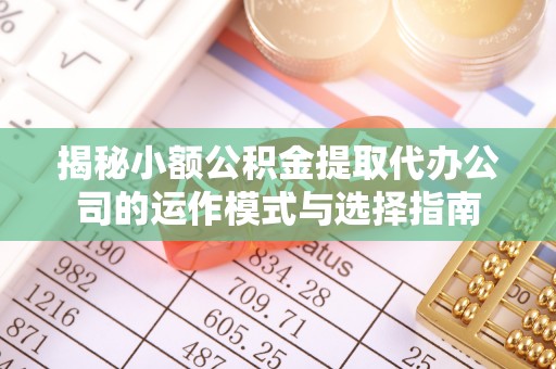 蜀山揭秘小额公积金提取代办公司的运作模式与选择指南