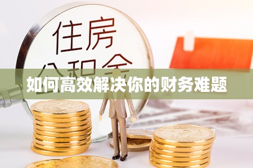 蜀山如何高效解决你的财务难题