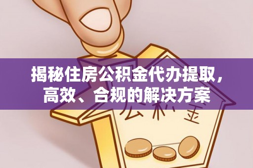 蜀山揭秘住房公积金代办提取，高效、合规的解决方案