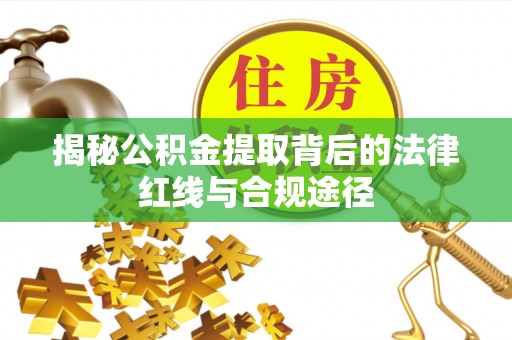 蜀山揭秘公积金提取背后的法律红线与合规途径