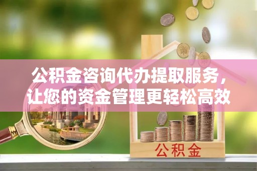 蜀山公积金咨询代办提取服务，让您的资金管理更轻松高效