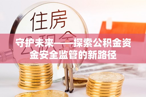 蜀山守护未来——探索公积金资金安全监管的新路径