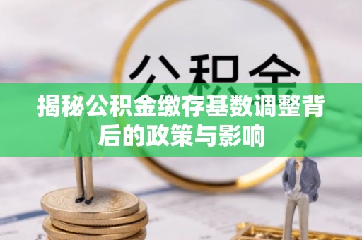 蜀山揭秘公积金缴存基数调整背后的政策与影响