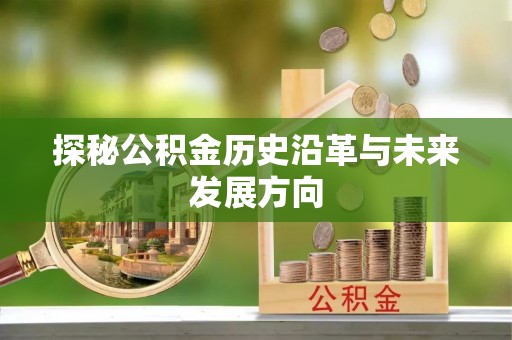 蜀山探秘公积金历史沿革与未来发展方向