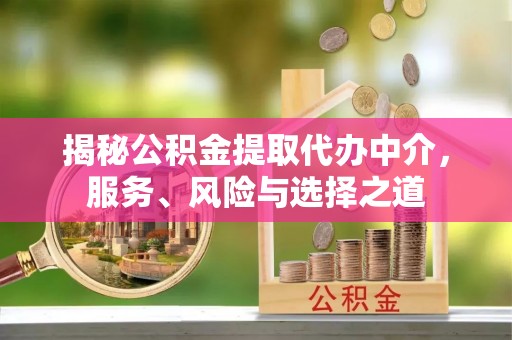 蜀山揭秘公积金提取代办中介，服务、风险与选择之道