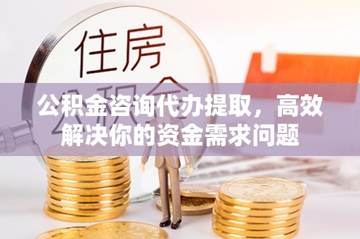 蜀山公积金咨询代办提取，高效解决你的资金需求问题