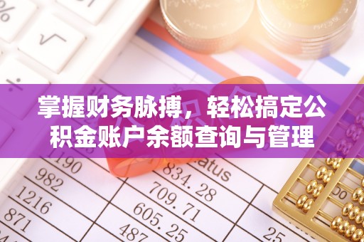 蜀山掌握财务脉搏，轻松搞定公积金账户余额查询与管理