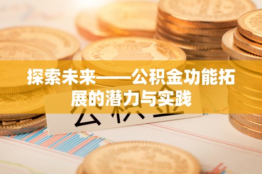 蜀山探索未来——公积金功能拓展的潜力与实践