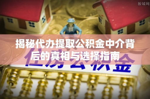 蜀山揭秘代办提取公积金中介背后的真相与选择指南