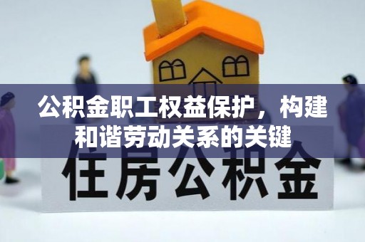 蜀山公积金职工权益保护，构建和谐劳动关系的关键