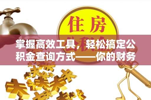 蜀山掌握高效工具，轻松搞定公积金查询方式——你的财务助手